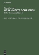Cover-Bild zum Titel 'Psychologie und Menschenbildung' von 'Eduard Spranger'