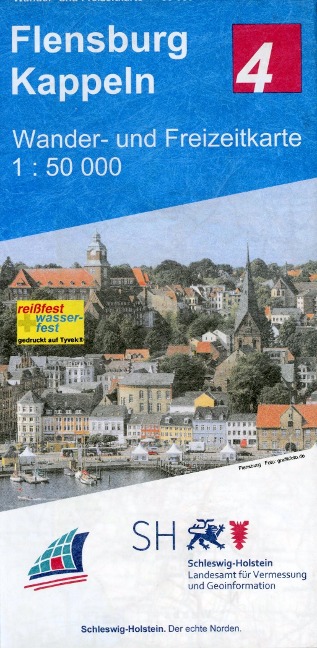 Wander- und Freizeitkarte Flensburg Kappeln - 
