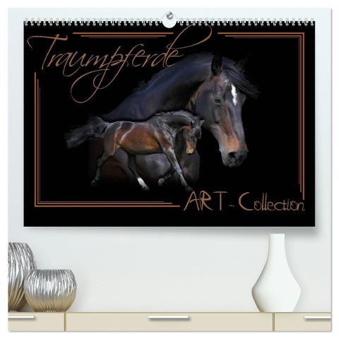 Traumpferde-ART-Collection (hochwertiger Premium Wandkalender 2024 DIN A2 quer), Kunstdruck in Hochglanz - Andrea Redecker