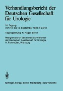 Cover-Bild zum Titel 'Verhandlungsbericht der Deutschen Gesellschaft für Urologie' von ''
