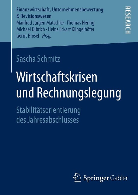 Wirtschaftskrisen und Rechnungslegung - Sascha Schmitz