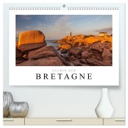 Cover-Bild zum Titel 'Bretagne - Zauber der Côte de Granit Rose (hochwertiger Premium Wandkalender 2026 DIN A2 quer), Kunstdruck in Hochglanz' von 'Christian Müringer'