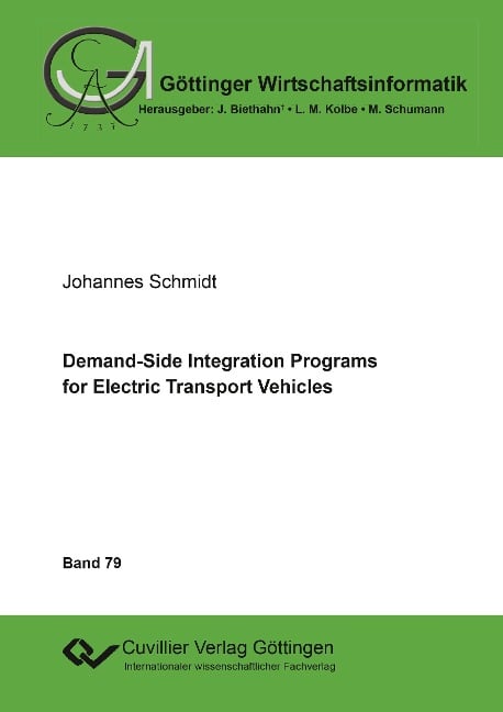 Demand-Side Integration Programs for Electric Transport Vehicles - Johannes Schmidt