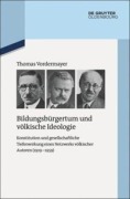 Cover-Bild zum Titel 'Bildungsbürgertum und völkische Ideologie' von 'Thomas Vordermayer'