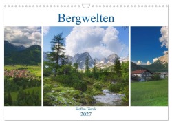 Cover-Bild zum Titel 'Bergwelten (Wandkalender 2027 DIN A3 quer), CALVENDO Monatskalender' von 'Steffen Gierok'