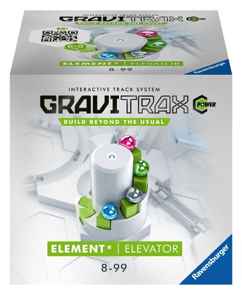 Ravensburger GraviTrax Power Erweiterung Elevator - Ideales Zubehör für spektakuläre Kugelbahnen, Konstruktionsspielzeug für Kinder ab 8 Jahren - 
