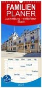 Cover-Bild zum Titel 'Familienplaner 2027 - Luxemburg - weltoffene Stadt mit 5 Spalten (Wandkalender, 21 x 45 cm) CALVENDO' von 'Gisela Kruse'