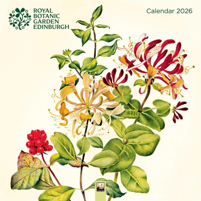Royal Botanic Garden Edinburgh - Pflanzen 2026 - Original Flame Tree Publishing-Kalender [Kalender] - Tree Flame