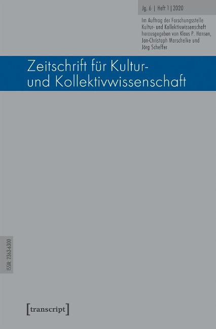 Zeitschrift für Kultur- und Kollektivwissenschaft - 