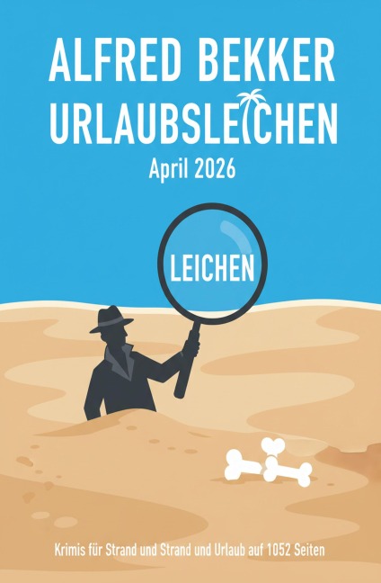 Urlaubsleichen April 2026: Krimis für Strand und Urlaub auf 1052 Seiten - Alfred Bekker