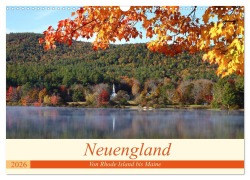 Cover-Bild zum Titel 'Neuengland - Von Rhode Island bis Maine (Wandkalender 2026 DIN A3 quer), CALVENDO Monatskalender' von 'Gro Gro'