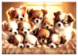 Cover-Bild zum Titel 'Chihuahua-Welpen - Kleine Wunder (Wandkalender 2027 DIN A2 quer), CALVENDO Monatskalender' von 'Marco Warstat'