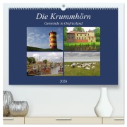 Cover-Bild zum Titel 'Die Krummhörn Gemeinde in Ostfriesland (hochwertiger Premium Wandkalender 2026 DIN A2 quer), Kunstdruck in Hochglanz' von 'Rolf Pötsch'