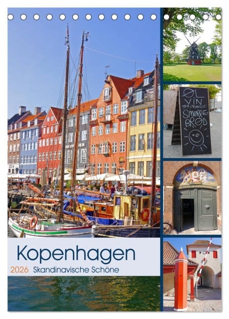 Kopenhagen. Skandinavische Schöne (Tischkalender 2026 DIN A5 hoch), CALVENDO Monatskalender - Lucy M. Laube
