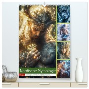 Cover-Bild zum Titel 'Nordische Mythologie (hochwertiger Premium Wandkalender 2026 DIN A2 hoch), Kunstdruck in Hochglanz' von 'Steffen Gierok-Latniak'