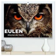 Cover-Bild zum Titel 'Eulen. Wächter der Nacht (hochwertiger Premium Wandkalender 2026 DIN A2 quer), Kunstdruck in Hochglanz' von 'Elisabeth Stanzer'
