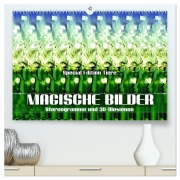 Magische Bilder - Stereogramme und 3D-Illusionen (hochwertiger Premium Wandkalender 2026 DIN A2 quer), Kunstdruck in Hochglanz - Renate Utz