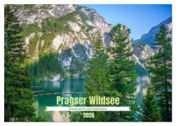 Cover-Bild zum Titel 'Pragser Wildsee - Traumziel in den Dolomiten (Tischkalender 2026 DIN A5 quer), CALVENDO Monatskalender' von 'Thomas Bugdoll'