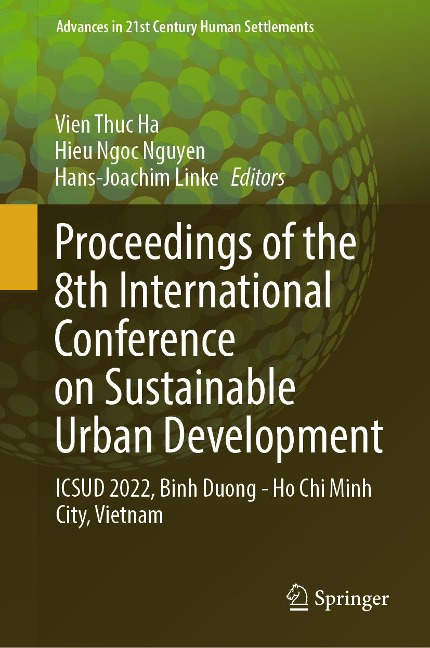Proceedings of the 8th International Conference on Sustainable Urban Development - 
