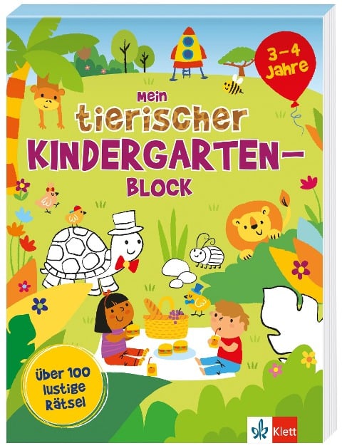 Mein tierischer Kindergarten-Block (3 - 4 Jahre) - 