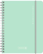 Cover-Bild zum Titel 'BRUNNEN Schülerkalender (2025/2026) "Plain Mint", 2 Seiten = 1 Woche, A6, 208 Seiten, PP-Umschlag, mint' von ''