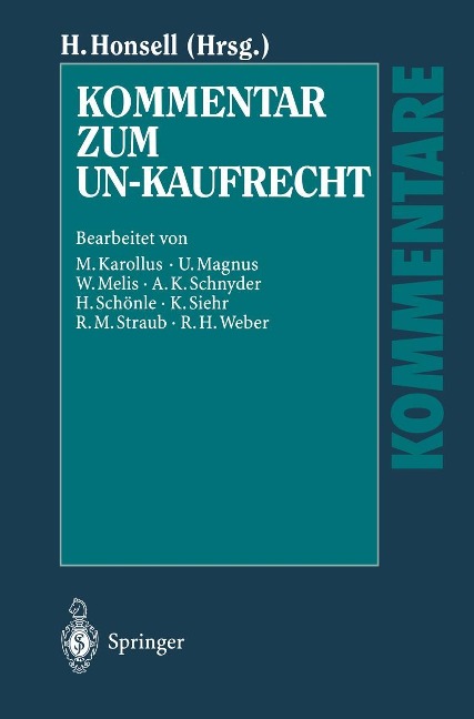 Kommentar zum UN-Kaufrecht - 