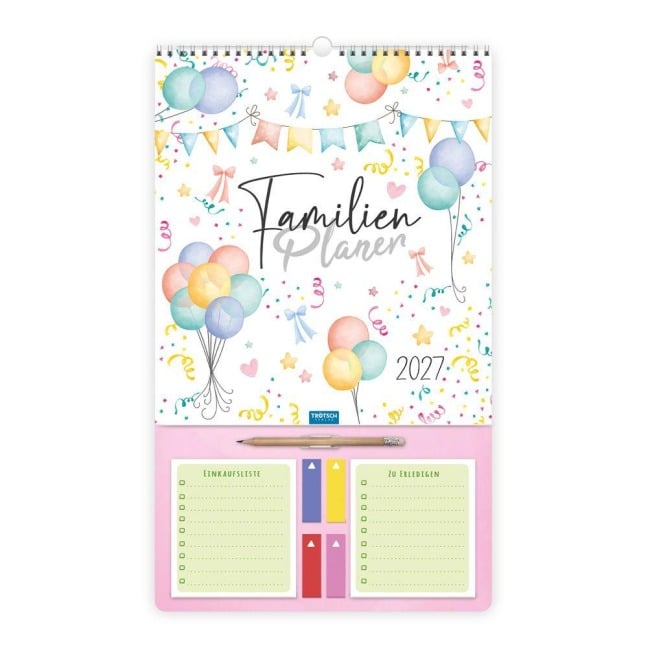 TRÖTSCH - Familienkalender Der große Familienplaner 2027 - 