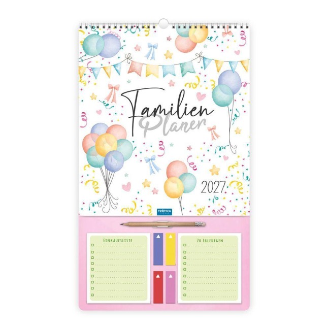 TRÖTSCH - Familienkalender Der große Familienplaner 2027 - 