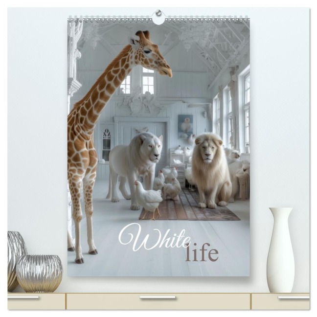 White Life (hochwertiger Premium Wandkalender 2026 DIN A2 hoch), Kunstdruck in Hochglanz - Kester Trapp