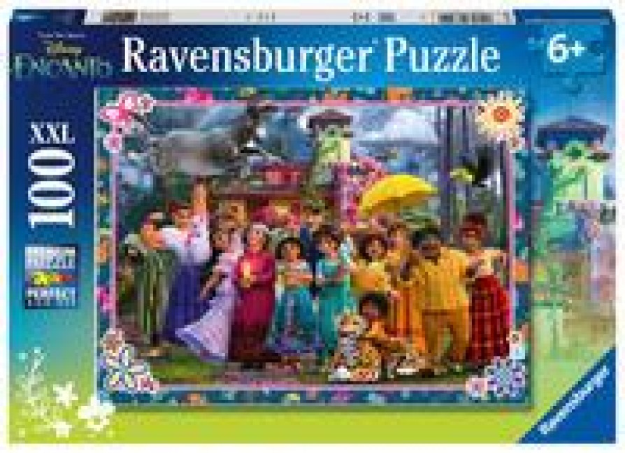 Ravensburger Puzzle 13342 - Die Familie Madrigal - 100 Teile XXL Disney Encanto Puzzle für Kinder ab 6 Jahren - 