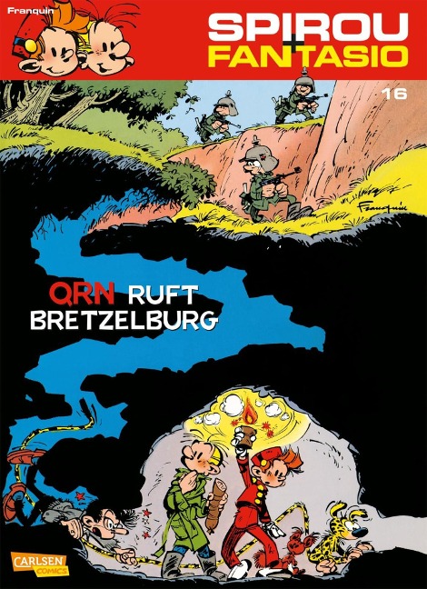 Spirou und Fantasio 16: QRN ruft Bretzelburg - André Franquin