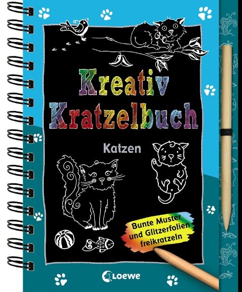 Kreativ-Kratzelbuch: Katzen - 