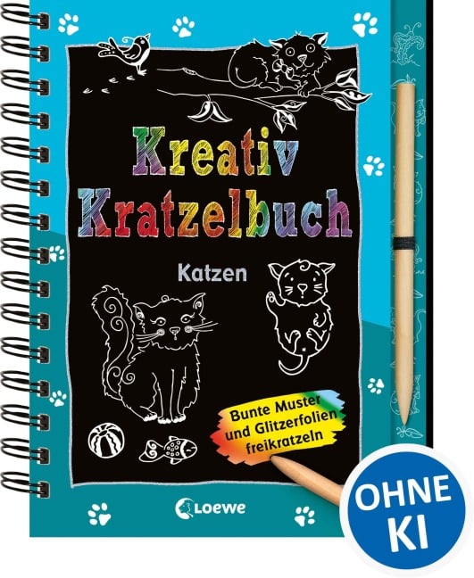 Kreativ-Kratzelbuch: Katzen - 