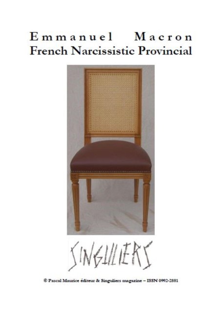 Emmanuel Macron French Narcissistic Provincial (Artists & Satires, #10) - Pascal Maurice