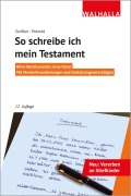 Cover-Bild zum Titel 'So schreibe ich mein Testament' von 'Finn Zwißler, Sascha Petzold'