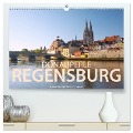 Donauperle Regensburg (hochwertiger Premium Wandkalender 2024 DIN A2 quer), Kunstdruck in Hochglanz - Hanna Wagner