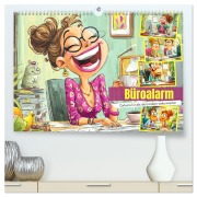 Büroalarm. Cartoons für alle, die trotzdem weitermachen (hochwertiger Premium Wandkalender 2026 DIN A2 quer), Kunstdruck in Hochglanz - Rose Hurley