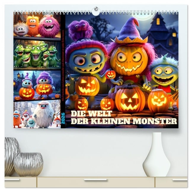 Die Welt der kleinen Monster (hochwertiger Premium Wandkalender 2026 DIN A2 quer), Kunstdruck in Hochglanz - Dirk Meutzner