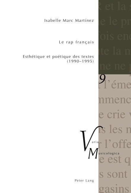 Le rap français - Isabelle Marc Martinez