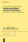 Cover-Bild zum Titel 'Sprachwissenschaft im Fokus' von ''