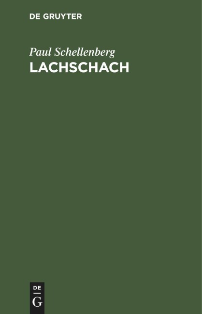 Lachschach - Paul Schellenberg