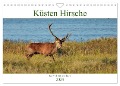 Küsten Hirsche - Rotwild auf dem Darß (Wandkalender 2024 DIN A4 quer), CALVENDO Monatskalender - René Schaack