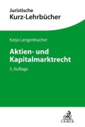 Cover-Bild zum Titel 'Aktien- und Kapitalmarktrecht' von 'Katja Langenbucher'
