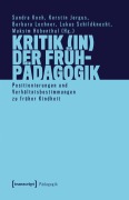 Cover-Bild zum Titel 'Kritik (in) der Frühpädagogik' von ''
