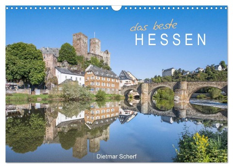 Das beste Hessen (Wandkalender 2024 DIN A3 quer), CALVENDO Monatskalender - Dietmar Scherf