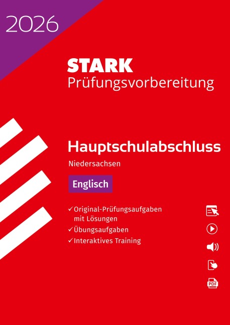 STARK Englisch - Hauptschulabschluss 2026 Niedersachsen - Prüfungsvorbereitung inkl. Lösungen - 