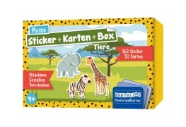 Meine Sticker + Karten + Box - Tiere - 