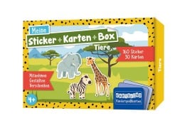 Cover-Bild zum Titel 'Meine Sticker + Karten + Box - Tiere' von ''