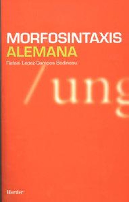 Morfosintaxis alemana - Rafael López-Campos Bodineau