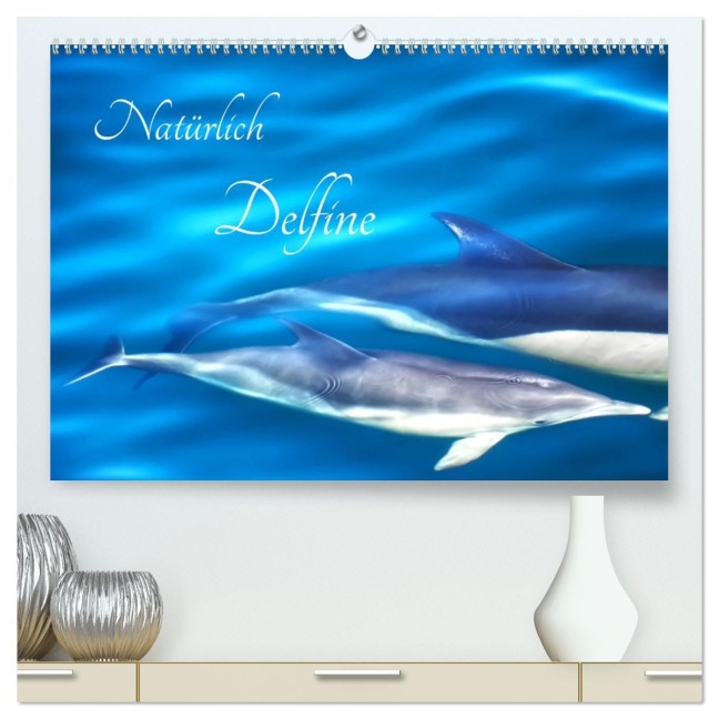 Natürlich Delfine (hochwertiger Premium Wandkalender 2026 DIN A2 quer), Kunstdruck in Hochglanz - Marion Meyer - Stimmungsbilder1